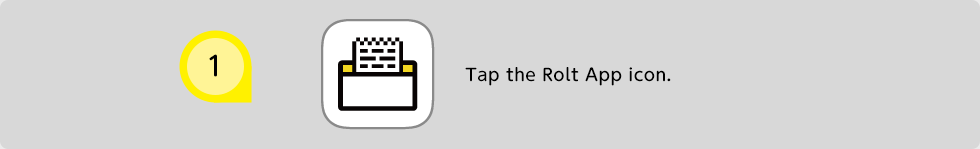 Tap the Rolt App icon.