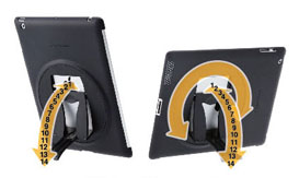 iPad2用スタンド付ケース説明　KINGJIM