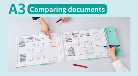 Clear File KAKIKO Zig Zag type