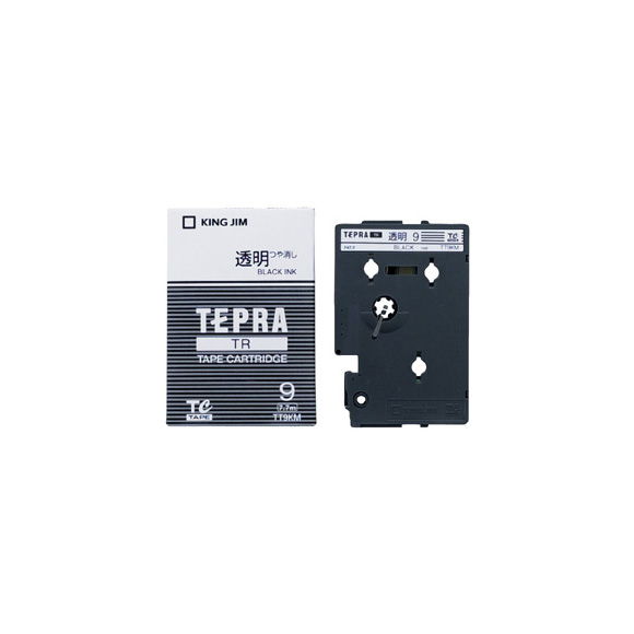 TRテープカートリッジ 透明ラベル TT9KM | TRテープカートリッジ 透明 