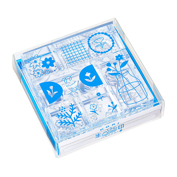 King Jim Kori Jirushi Ice Cube Stamp Set - Flower