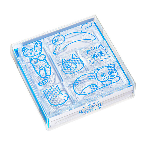 King Jim Kori Jirushi Ice Cube Stamp Set - Cat
