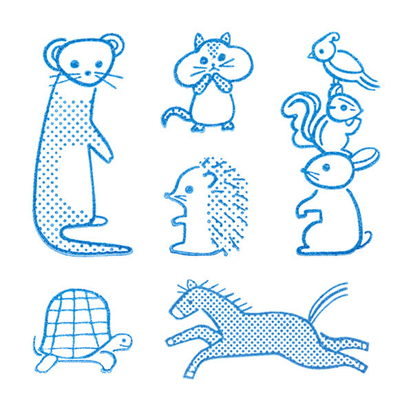 King Jim Kori Jirushi Ice Cube Stamp Set - Animal