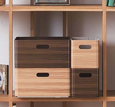 木目調収納ボックスシリーズキーニ