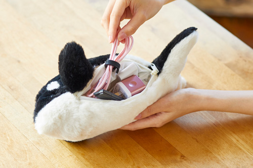 「ポーズー」ミニポーチ