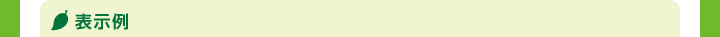 表示例