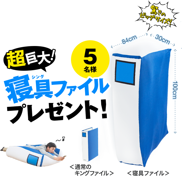 寝具ファイルプレゼント