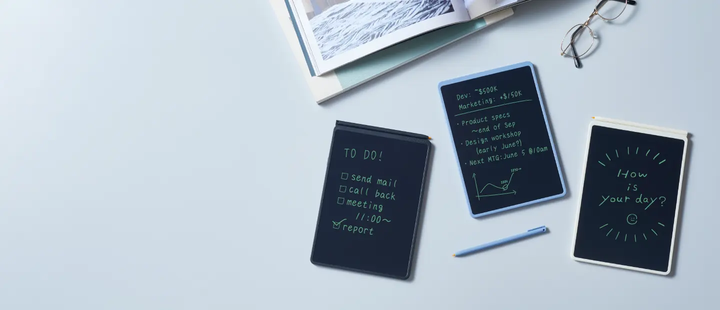 ブギーボード Latest Models of Electronic Memo Pads] Introducing a never