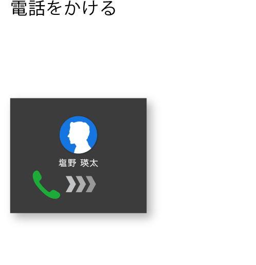 電話をかける