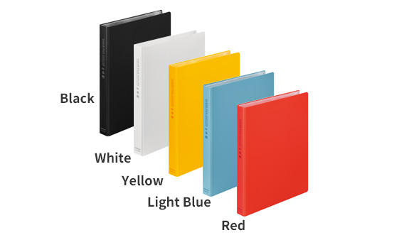 black White Yellow light blue red