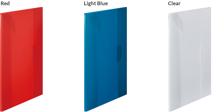 Red, Light Blue, Clear