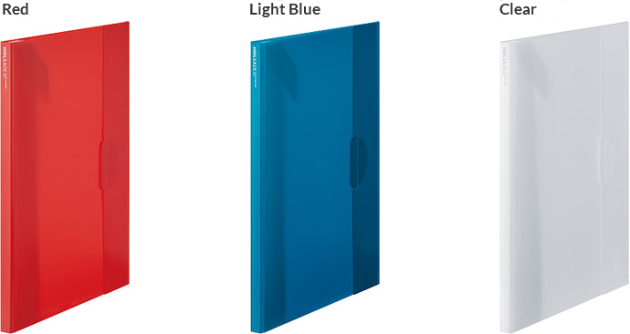 Red, Light Blue, Clear