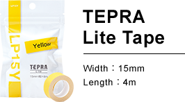 TEPRA Lite Tape / Width: 15mm Length: 4m