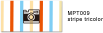 MPT009 stripe tricolor