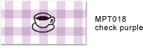 MPT018 check purple