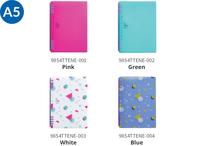 Pink Green White Blue