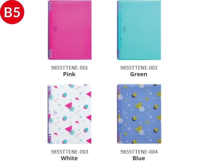 Pink Green White Blue