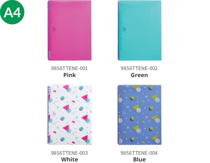 Pink Green White Blue