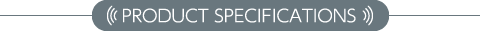 PRODUCT SPECIFICATIONS
