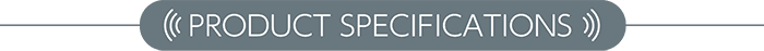 PRODUCT SPECIFICATIONS