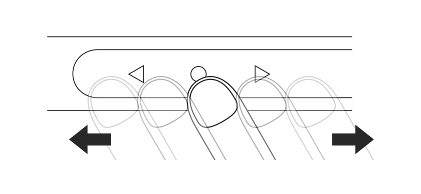 タッチ操作のしかた
