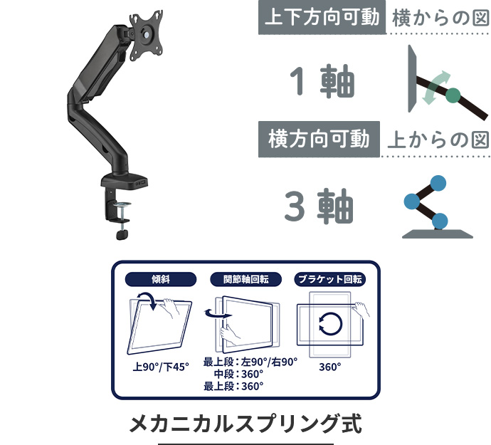 モニターアーム | ファイルとテプラのキングジム