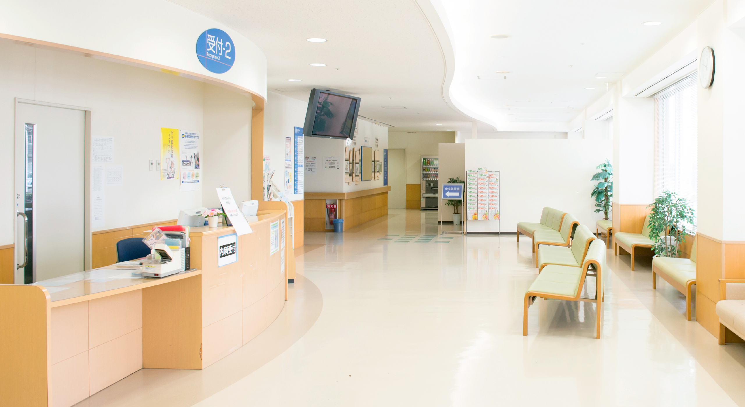 病院のイメージ画像。「テプラ」を活用できる場所がたくさん