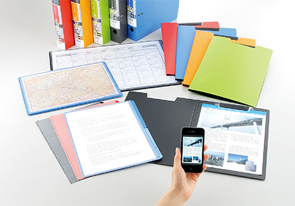 ファイルに収納した書類をスマホで簡単にデジタル化できる!「ショットドックス」/KINGJIM ショットドックス/スマホ/スマートフォン/デジタル化/デジアナ文具/キングジム/KINGJIM