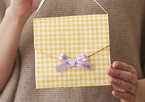 ラッピング_バッグ型リボン