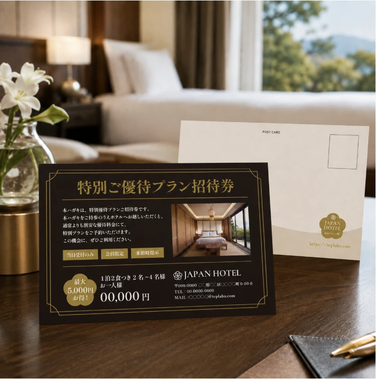 ポストカードの使用イメージ（2）