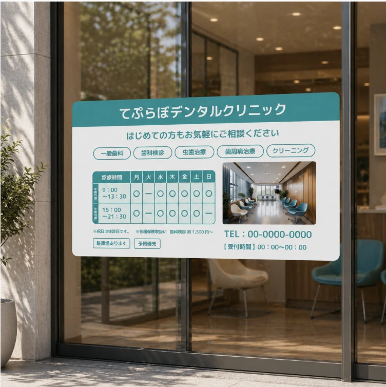 床・大判ステッカーの使用イメージ（4）